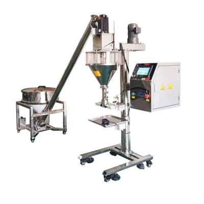 China Semi Automatic Dry Food Powder Filler Flour Filling Packaging Machine for sale