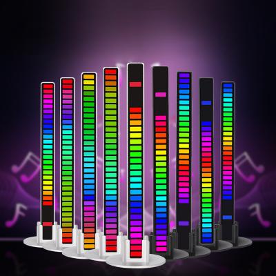 China Smart Fashion RGB Light Bar Rechargeable Rhythm Atmosphere Activated 32 Bit Sound Control RGB Light for sale