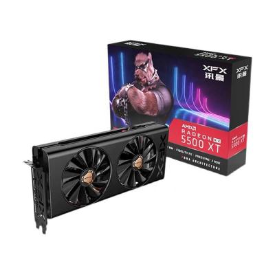 China Gaming AMD Radeon RX 5500 XT GAME X 8G Graphics Card With 8GB GDDR6 128 Memory Bit Video Card for sale