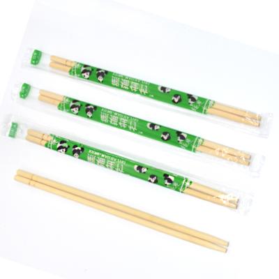 China Nature Disposable Bamboo Color Chopsticks Factory Wholesale 24cm Disposable Bamboo Chopsticks for sale