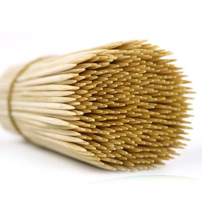 China High Quality Disposable Custom Made Round Bamboo Skewer Easily Cleaned From BBQ Grill 40cm for sale