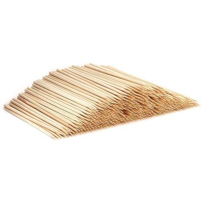 China Exquisite BBQ easily cleaned run around bamboo skewers for sale