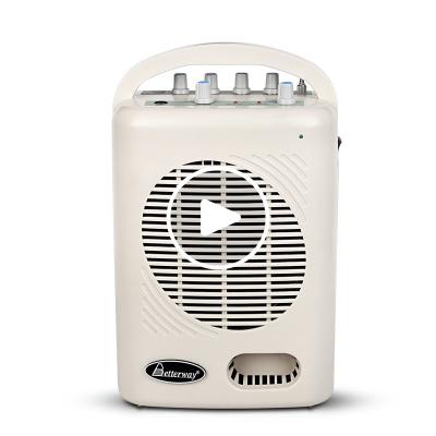 China Betterway Hot Selling PORTABLE Rechargeable Radio Outdoor Portable Wireless Amplifier PA/AUX IN/USB/SD/FM To Use For Teachers, Meeting for sale