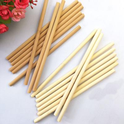 China Minimalist Eco Friendly Biodegradable Bamboo Drinking Straws Box Customized Logo Recycle Bamboo Straws for sale