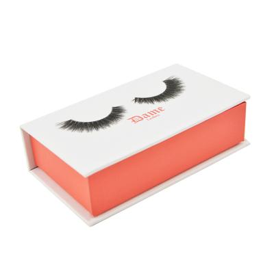 China Recycled Materials Custom Printed Eyelash Packaging Box , Empty Eyelash Box for sale