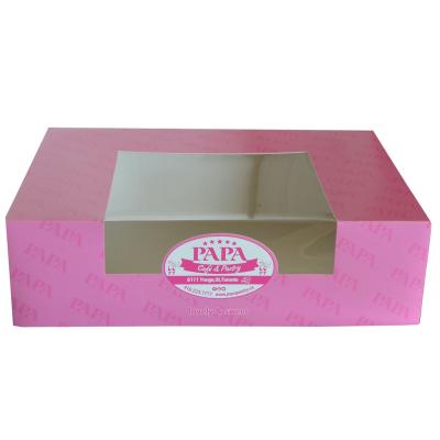 China Hot Selling Recycled Materials Beautiful Custom Cupcake Boxes for sale