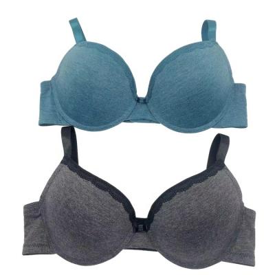 China Manufacturer Hot Sell Underwear Underwire Cotton Basic Daily Classic Cheap Bra Breathable for sale