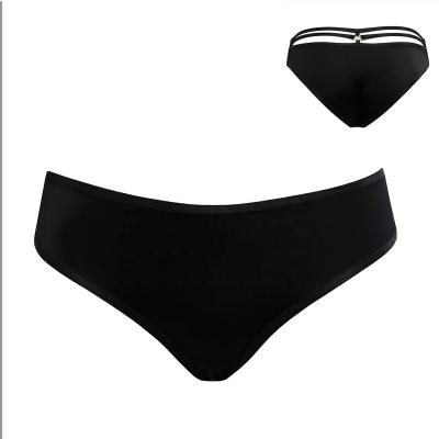 China Hot Sexy Design Ladies String Comfortable Young Girl Solid Panties for sale