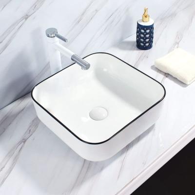 China China Factory Bathroom Sink Modern Art Basin Sink Top Ceramic Design Toilet Basin With Color for sale