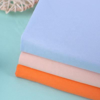 China 170gsm 95% cotton 5% elastane combed cotton jersey fabric baby summer alone knitting anti pill stretch for sale