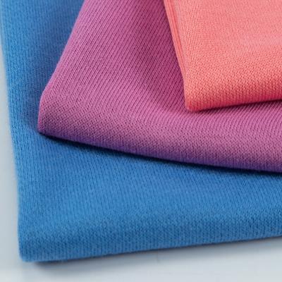 China Soft Microfiber 250gsm 95% Cotton 5% Spandex Anti Pill French Terry Towel Knit Sweatshirt Fabric for sale