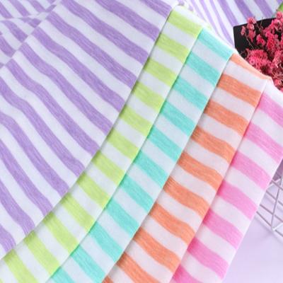 China Newest Designer Canvas Knitting Fabric for Shirts Yarn Dyed Tassel Stripe 100% Cotton Wicking Super Soft White Breathable for Summer Cotton Shirt for sale