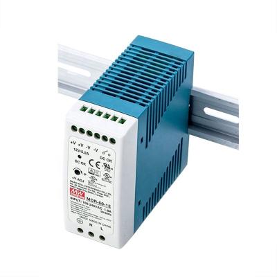 China Sale MDR- Good Medium Hot Thin 40*90*100 mm (L*W*H) DC Din Rail 60w Din Rail Switching Power Supply Wholesale Power Supply MDR- 60 24v 10a Smps for sale