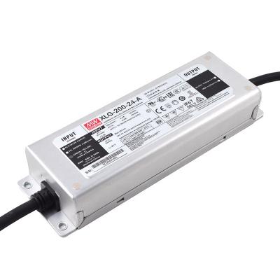 China MeanWell XLG-200 Power Supply AC 180-263V to DC 12V 24V 36V 48V LED Driver Power Adapter Waterproof Lighting Transformers 199*63*35.5 mm (L*W*H) for sale