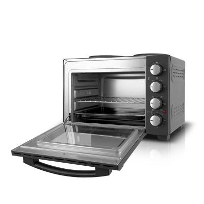 China Commercial Factory Supply 25L Electric Convection Toaster Direct Oven 3200W Oven Pizza Hotplate Hobs Oven for sale