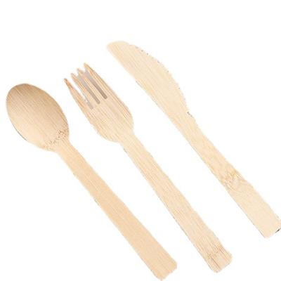 China Disposable Wood Knife Fork Food Spoon Biodegradable Wooden Cutlery Set for sale