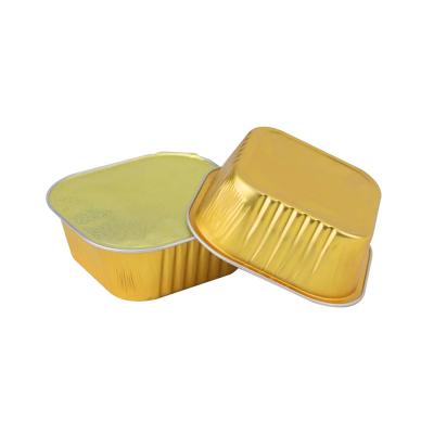 China Eco Friendly Disposable Pizza Tray Pie Pan Foil Dish Molds With Lids Aluminum Foil Around Healthy Disposable Custom Cupcake Cup for sale