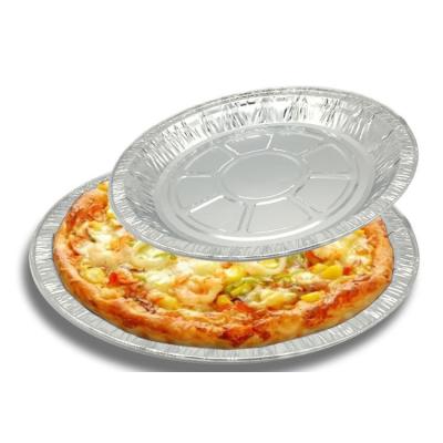 China Eco Friendly Disposable Pizza Tray Pie Pan Foil Dish Molds With Lids Aluminum Foil Around Healthy Disposable Custom Cupcake Cup for sale