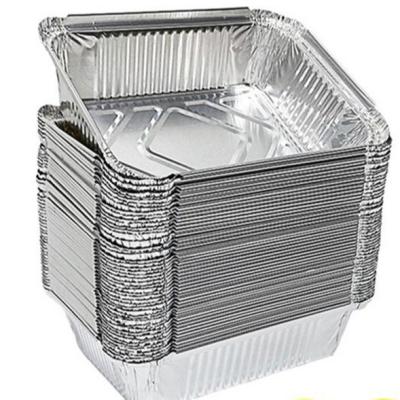 China Eco Friendly Disposable Pizza Tray Pie Pan Foil Dish Molds With Lids Aluminum Foil Around Healthy Disposable Custom Cupcake Cup for sale