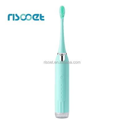 China LULA New Intelligent Waterproof Low Noise Battery Operated Cheap Electric Toothbrush With Replaceable Heads for sale