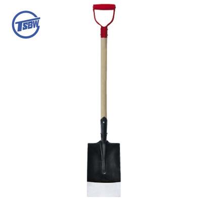 China Wholesale Wooden Handle Garden Shovel Long Garden Shovel Tool Snow Digging Shovel for sale