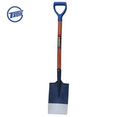 China Heavy Duty Garden Shovel S512 Elephant All Kinds Of Garden Cultivating Garden Round Mouth Handle Short Wooden Shovel for sale