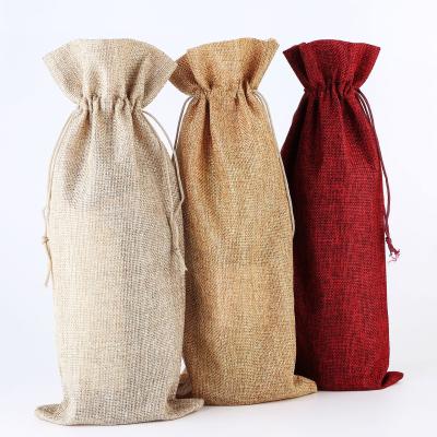 China 100% Eco-friendly Cotton Red Wine Shopping Canvas Bag Canvas A Variety Of Materials Can Be Customized For Factory Wholesale Prices for sale