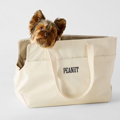 China Recyclable Fashion Dog Purse Pet Carrier Dog Stuff Breathable Soft Sided Carrier Tote Bags for sale