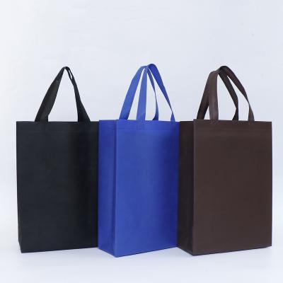 China Barrier Custom Logo Printed For Recycling Grocery Packaging Non Woven Fabric PP Nonwoven Shopping Bag for sale