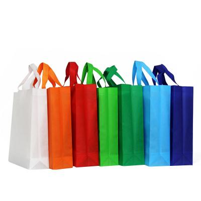 China RTS Handled Recycle Non Woven Tote Bags Wholesale Recycled Bag Eco Friendly Products for sale