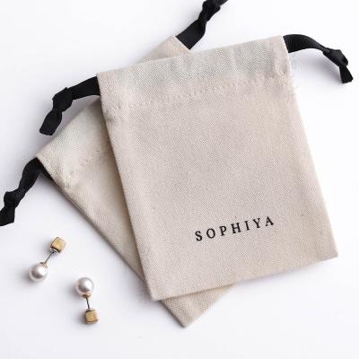 China Safety Cotton Mesh Mini Bag Cotton Packaging Bags Small Custom Logo Fabric Burlap Bags For Wedding Party Valentine Candy Favors for sale