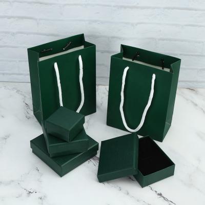 China Soft And High Quality Luxury Bracelet Necklace Jewelry Boxes Set Support Packaging Custom Logo for sale