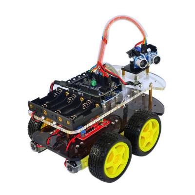 China STEM Education Starter Smart Mecanum Wheels Upgrade Kit Chassis Robot Car for R3 Programmable Electronics DIY Project Self-Building for sale