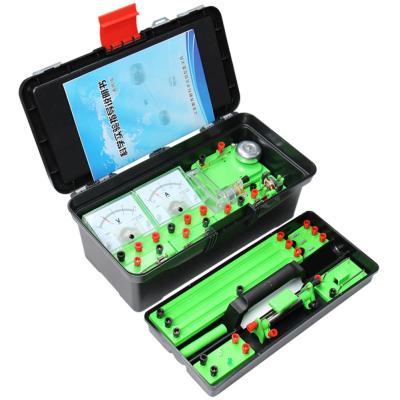 China New Kids Teaching Attachments Circuit Basic Electricity Learning Kit Kids Physics Educational Toys For Experiment Teaching Practical Toy With Box for sale