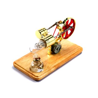 China Metal Mini Hot Air Stirling Engine Engine Model Stream Power Physics Experiment Model Educational Science Toy Gift for Kids for sale