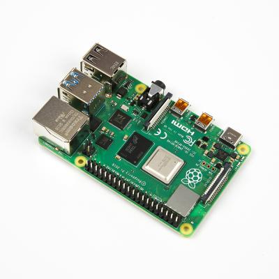 China 0 to +55â „ ƒ Official Raspberry Pi 4 Blue Model B 4GB RAM Dev Board 2.4G and 5G WiFi--tooth 5.0 4 core CPU 1.5Ghz 3 speeder than pi 3B+ for sale