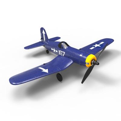 China Playing Hot Shopfiy One-Key RC Aerobatic Airplane 400mm Wingspan Outdoor PPE Foam RC Airplane With 2.4Ghz 4CH Remote Control Airplane Toy for sale