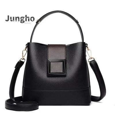 China Fashion Fashion To All Bucket Bag Zipper Handbag New Shoulder Bag for sale