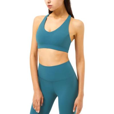 China Shakeproof+Anti-slip Strap+Protect Breast New Version Fitness Running Sports Underwear Vest Air Support Naked Yoga Bra Beauty Back Sports Bra for sale