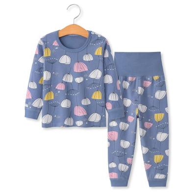 China High Waist Casual Pajamas Set Sleepwear Cotton Kids Clothes For Babies 100% Cotton for sale