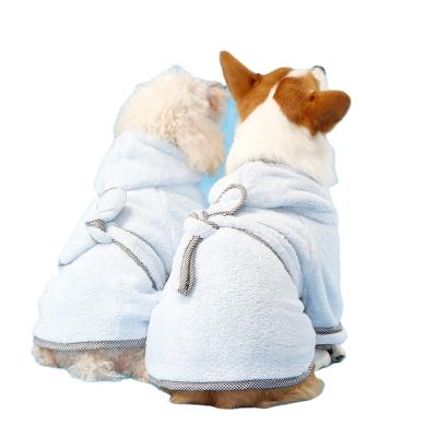 China Sustainable Hot Sale Light Blue Coral Fleece Pissing Dog Pajamas for sale