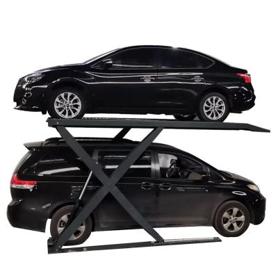 China Garage New Design Hydraulic Car Stacker Lift Scissor Parking for sale