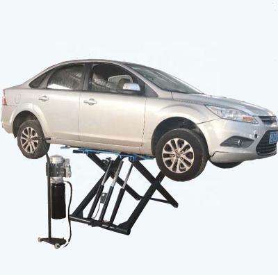 China Equipment Maintenance Mid Rise Portable Mobile Scissor Lift Car 2700kg for sale