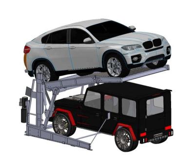 China Garage CE Certificated 2 Post Ramp Platform Car Parking Lift for sale