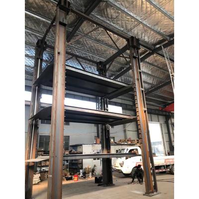 China Steel Triple Layer Three/3 Car Lift Storage Or Four/4 Tier/Quad Stacker Four Post for sale