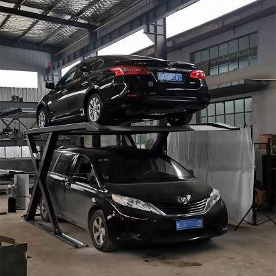 China Car Lift Equipment Auto Parking Car Lift Parking For Two Cars 2700kgs for sale