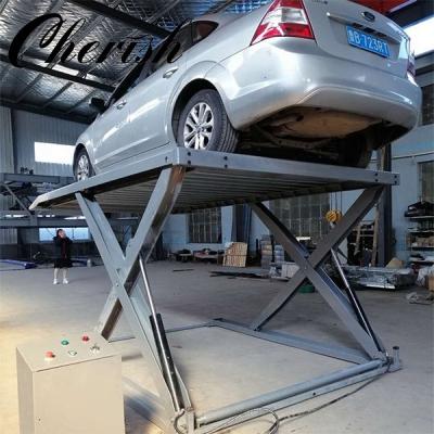 China Outdoor Hydraulic Car Lift Parking Scissor Lift 2700kgs for sale