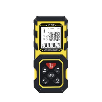 China Handheld Lazer Measure 40m Mini Laser Distance Meter High Accuracy Classic Yellow Laser Distance Meter for sale