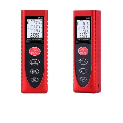 China High Precision Range Finder Digital Red Middle Distance / Laser Distance Meter Area / Volume / Pythagorean Battery 40M Laser Range Device AC 1.5V For Metal Detecting for sale