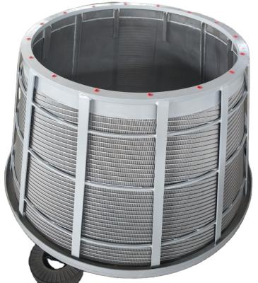 China Energy & Mining Screen Centrifugal Sieve Metal Mesh Stainless Steel Filter Wedge Wire Basket for industry vibrating screen mine for sale